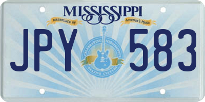 MS license plate JPY583
