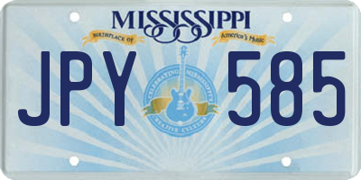 MS license plate JPY585