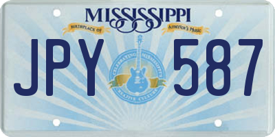MS license plate JPY587