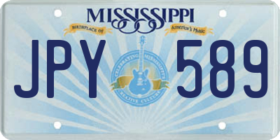MS license plate JPY589