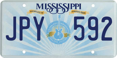 MS license plate JPY592