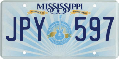 MS license plate JPY597