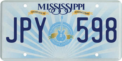 MS license plate JPY598