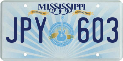MS license plate JPY603