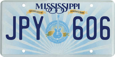 MS license plate JPY606