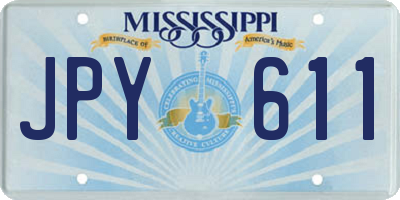 MS license plate JPY611