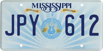 MS license plate JPY612