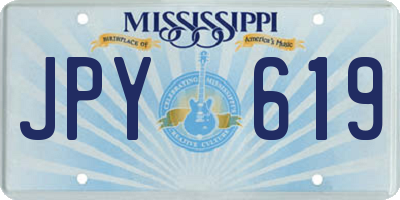 MS license plate JPY619