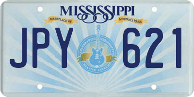 MS license plate JPY621