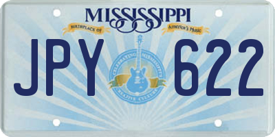 MS license plate JPY622