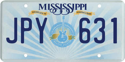 MS license plate JPY631