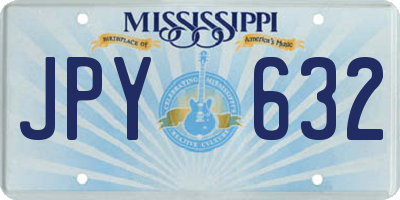 MS license plate JPY632