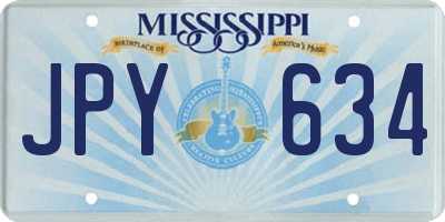 MS license plate JPY634