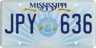 MS license plate JPY636