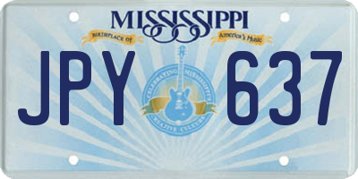 MS license plate JPY637