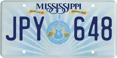 MS license plate JPY648