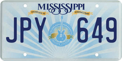 MS license plate JPY649