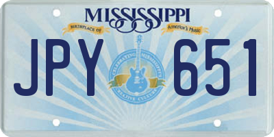 MS license plate JPY651
