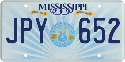 MS license plate JPY652