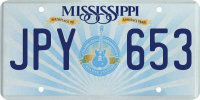 MS license plate JPY653