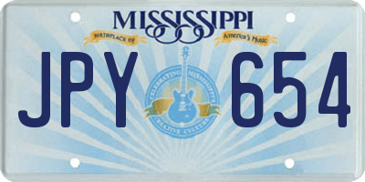 MS license plate JPY654