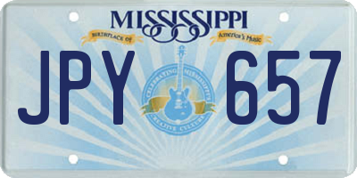 MS license plate JPY657
