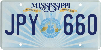 MS license plate JPY660