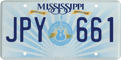 MS license plate JPY661