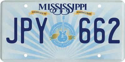 MS license plate JPY662