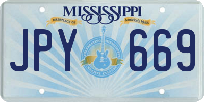 MS license plate JPY669