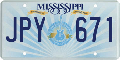 MS license plate JPY671