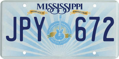 MS license plate JPY672