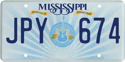 MS license plate JPY674