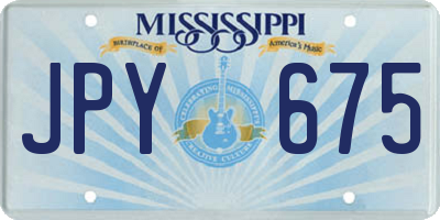 MS license plate JPY675