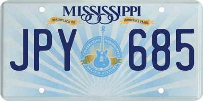 MS license plate JPY685