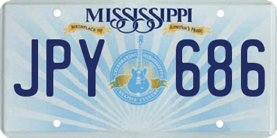 MS license plate JPY686