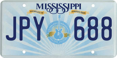 MS license plate JPY688