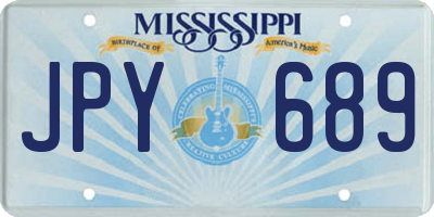 MS license plate JPY689