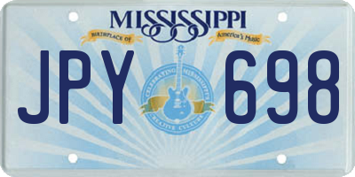 MS license plate JPY698