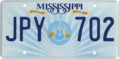 MS license plate JPY702