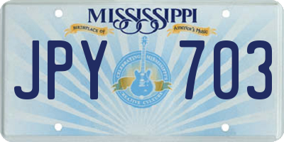 MS license plate JPY703