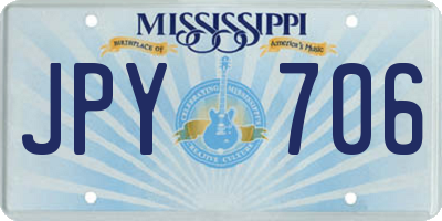 MS license plate JPY706