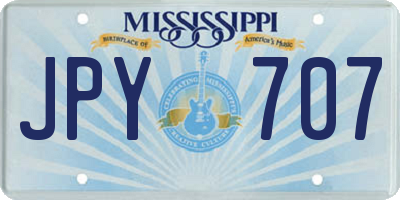 MS license plate JPY707