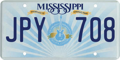 MS license plate JPY708