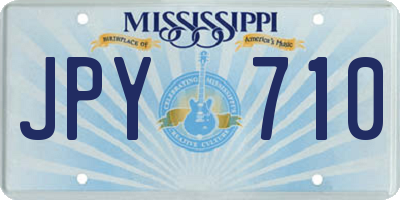 MS license plate JPY710