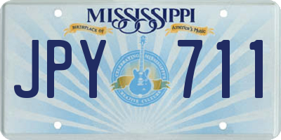MS license plate JPY711