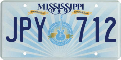 MS license plate JPY712