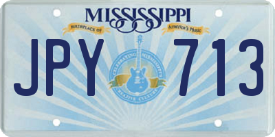 MS license plate JPY713