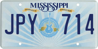 MS license plate JPY714
