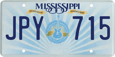MS license plate JPY715